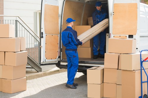 Man and van removals service for homes in Rotherhithe