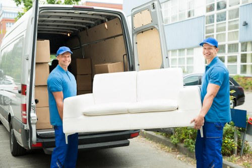 Commercial moving team planning an office relocation in Rotherhithe