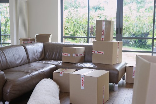 Professional movers loading items for a local Rotherhithe relocation